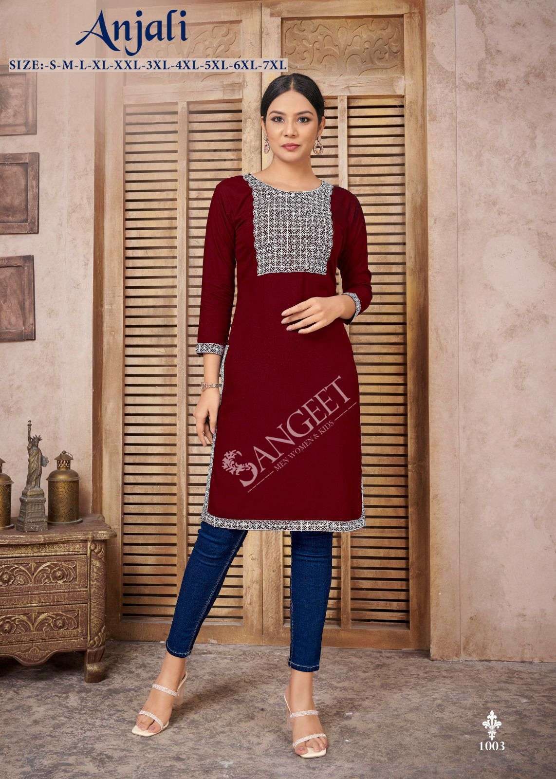 ANJALI RAYON Kurti