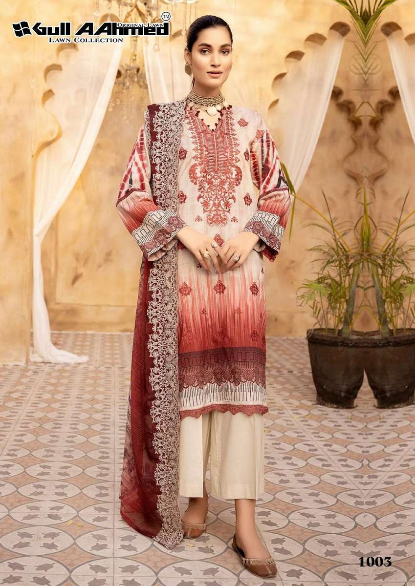 Gull Ahmed Zarqash – Embroidery Lawn Collection