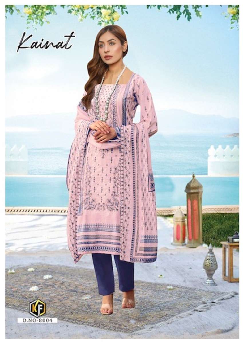 Keval Kainat Vol-8 - cotton  Dress Material - Wholesale
