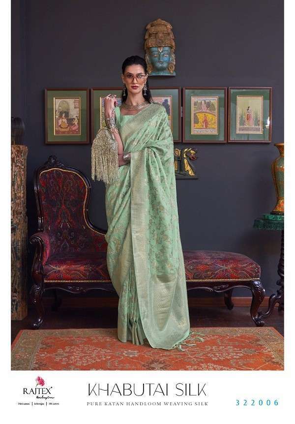 Rajtex Khabutai Silk Handloom Weaving Saree