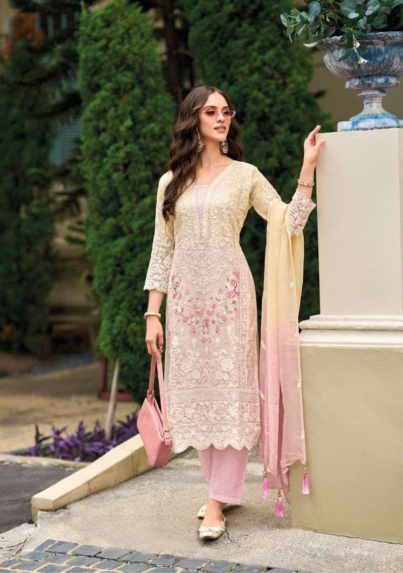 dinsaa suit 196 series unstitched designer pakistani salwar suits online  dealer surat