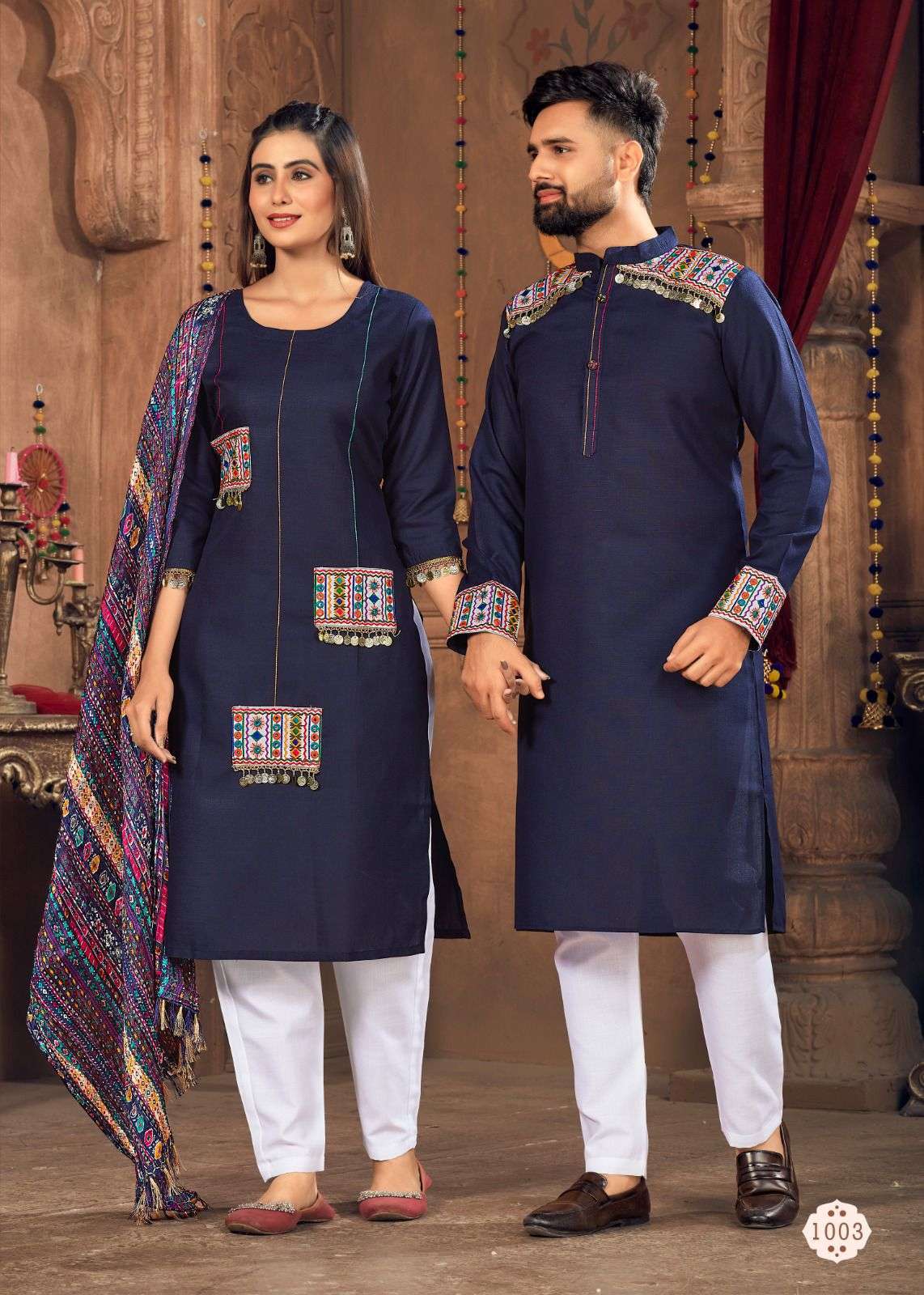 Designer Exclusive Navratri Special Couple Kurta 1 Collection