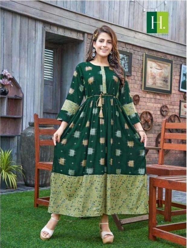 Party Wear Round Neck Latest Designer Kurtis at Rs 1395 in Vadodara | ID:  18700920455