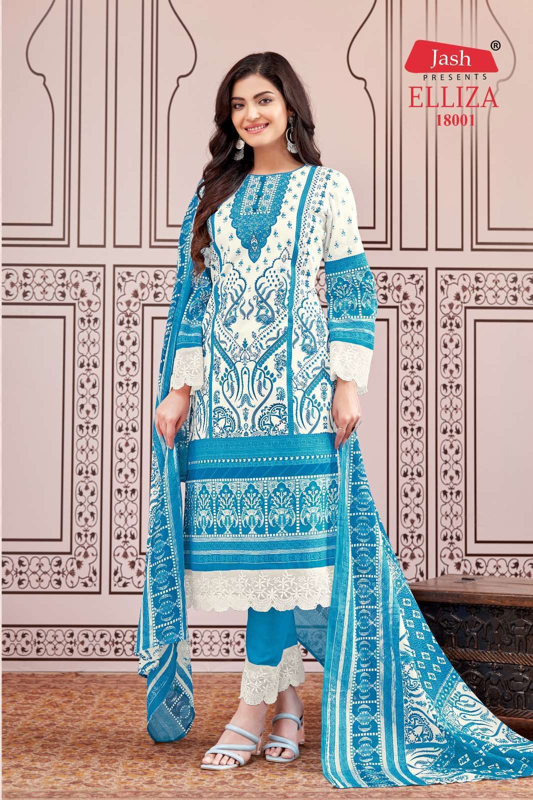 Jash Elliza Vol 18 Cotton Dress Material Wholesale Market in india