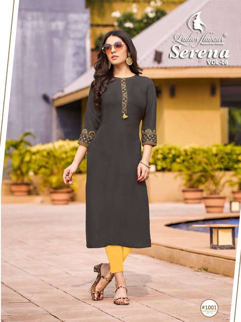 Ladies Flavour Serena Vol-6 Branded Kurti Wholesale collection in india