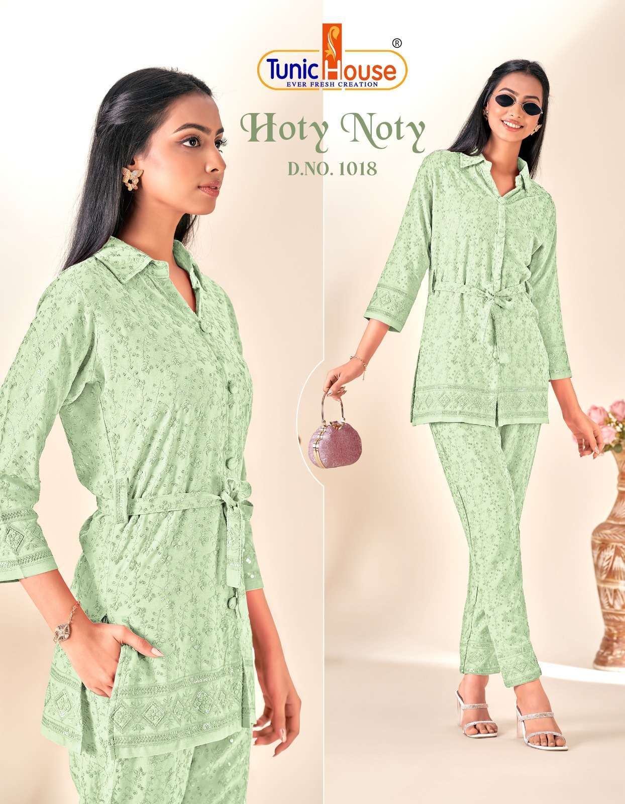 Tunic House Hoty Noty-2 Co-Ord Set Kurti Designer Kurti Wholesale manufacture in india