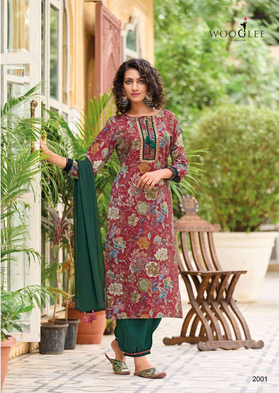 Ladies Designer Anarkali Cotton Kurti Manufacturer - Meera Creation