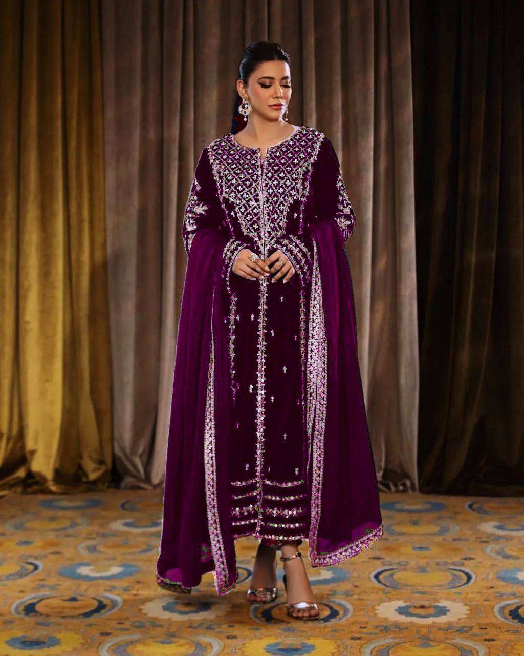 Heavy embroidery salwar suit store