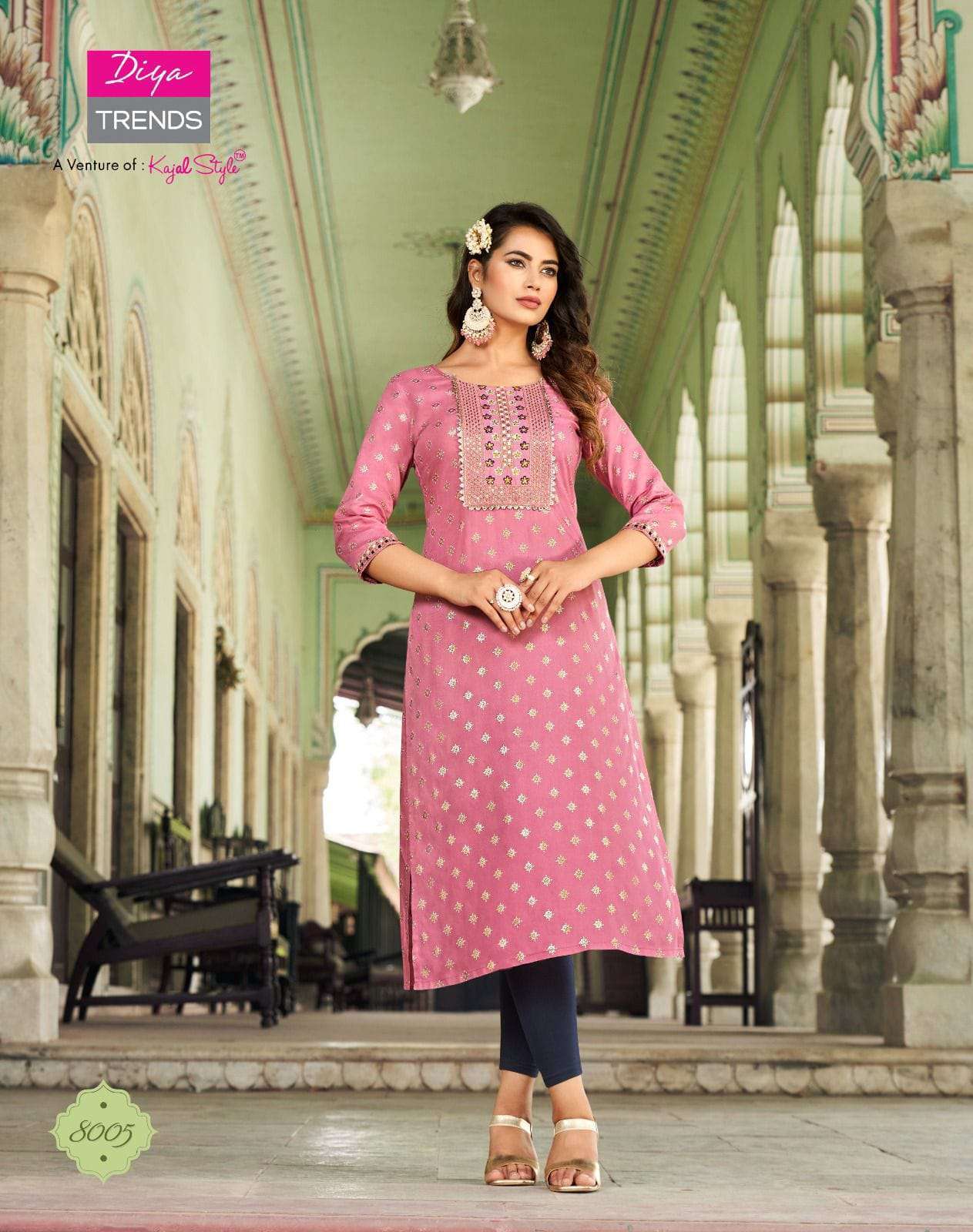 DIYA TRENDS  VICTORIA VOL-8 Kurti  Ahmedabad Kurti markets