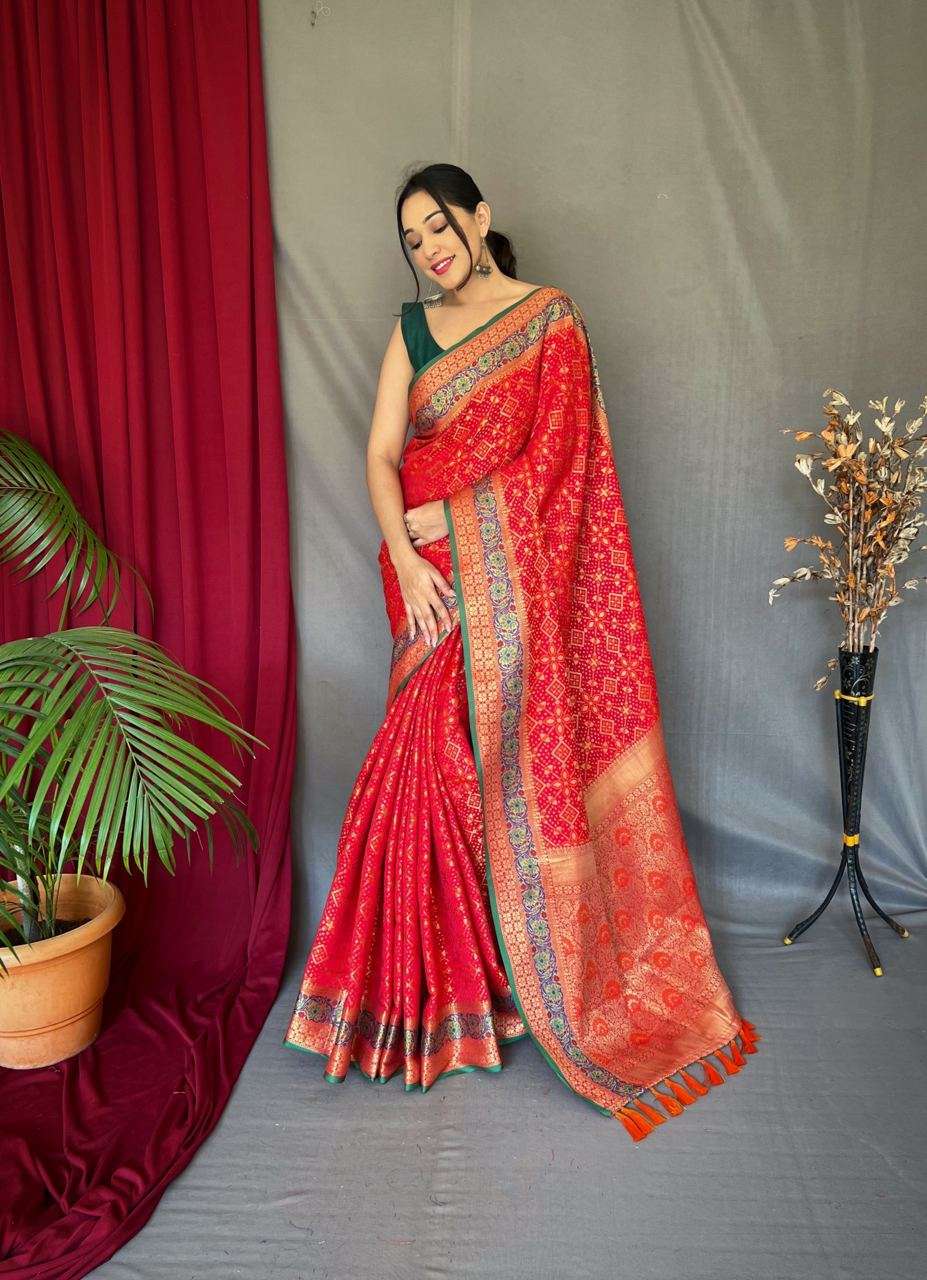 Sangam Patni Patola Silk Wholesale Saree Catalog