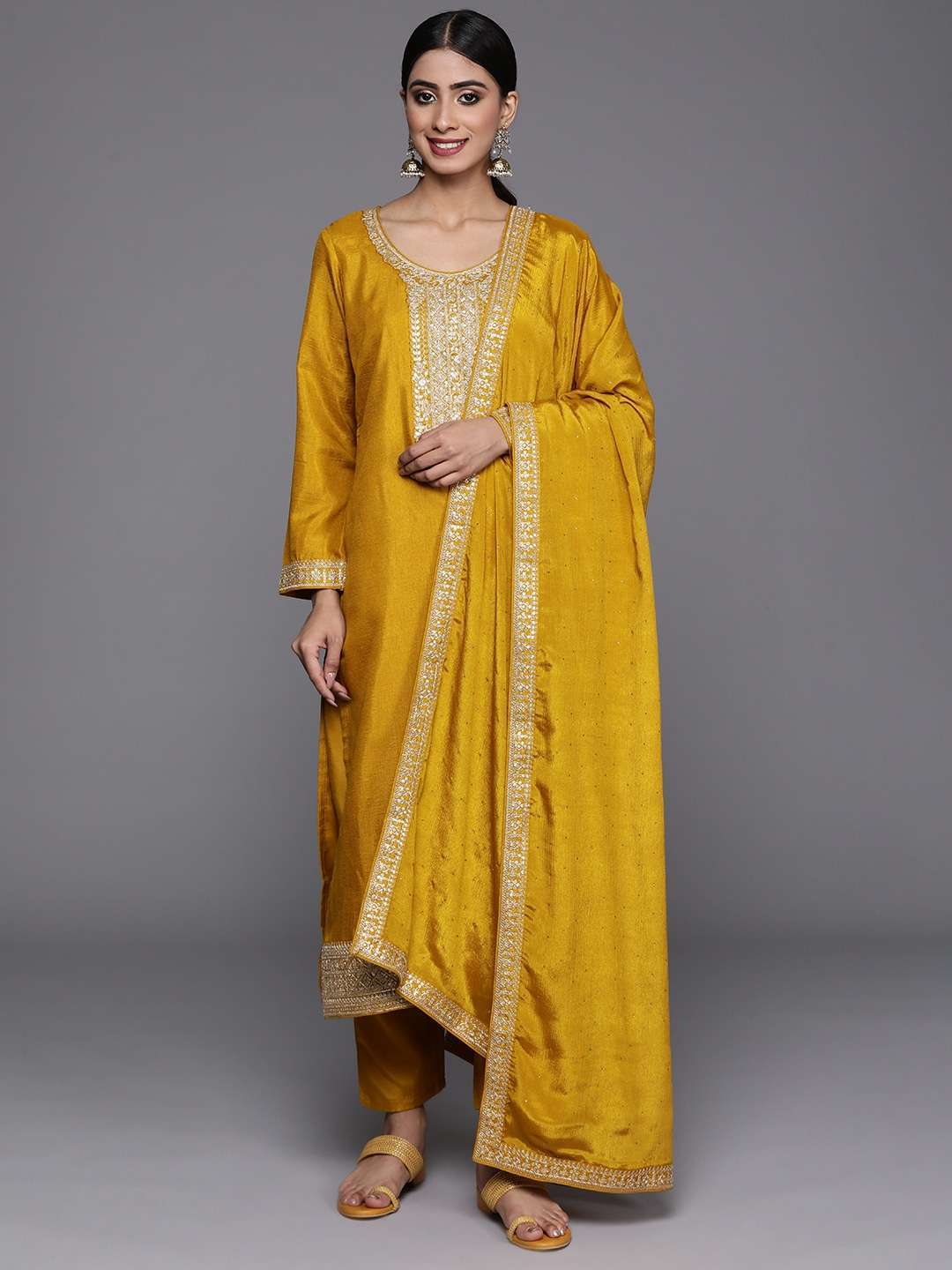 Shreya Yellow Silk Kurti Buy Kurtis in Surat