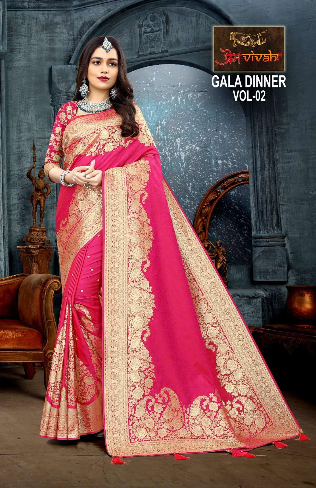 Vastra Bunai Gala Dinner Vol 2 Surat Saree Cheap Sarees Online