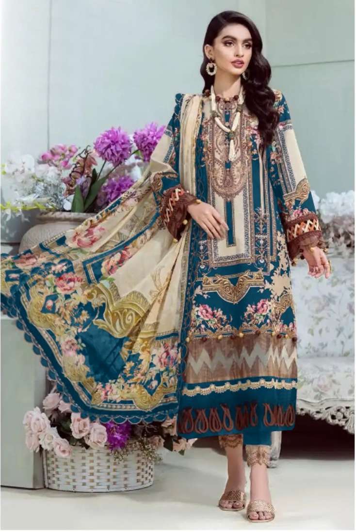 Sharaddha Bliss Vol 3 Cotton Dupatta Surat Pakistani formal wear suits