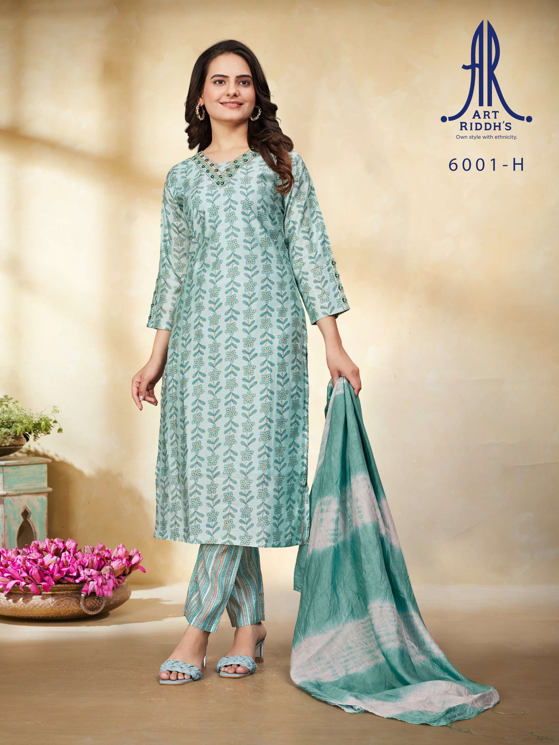ARTRIDDH 6001 - H Kurtis suppliers for boutique in Surat
