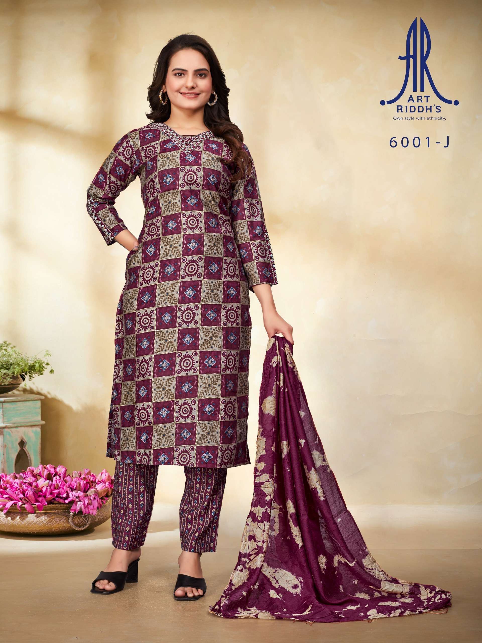 ARTRIDDH 6001 - J Wholesale kurti distributors