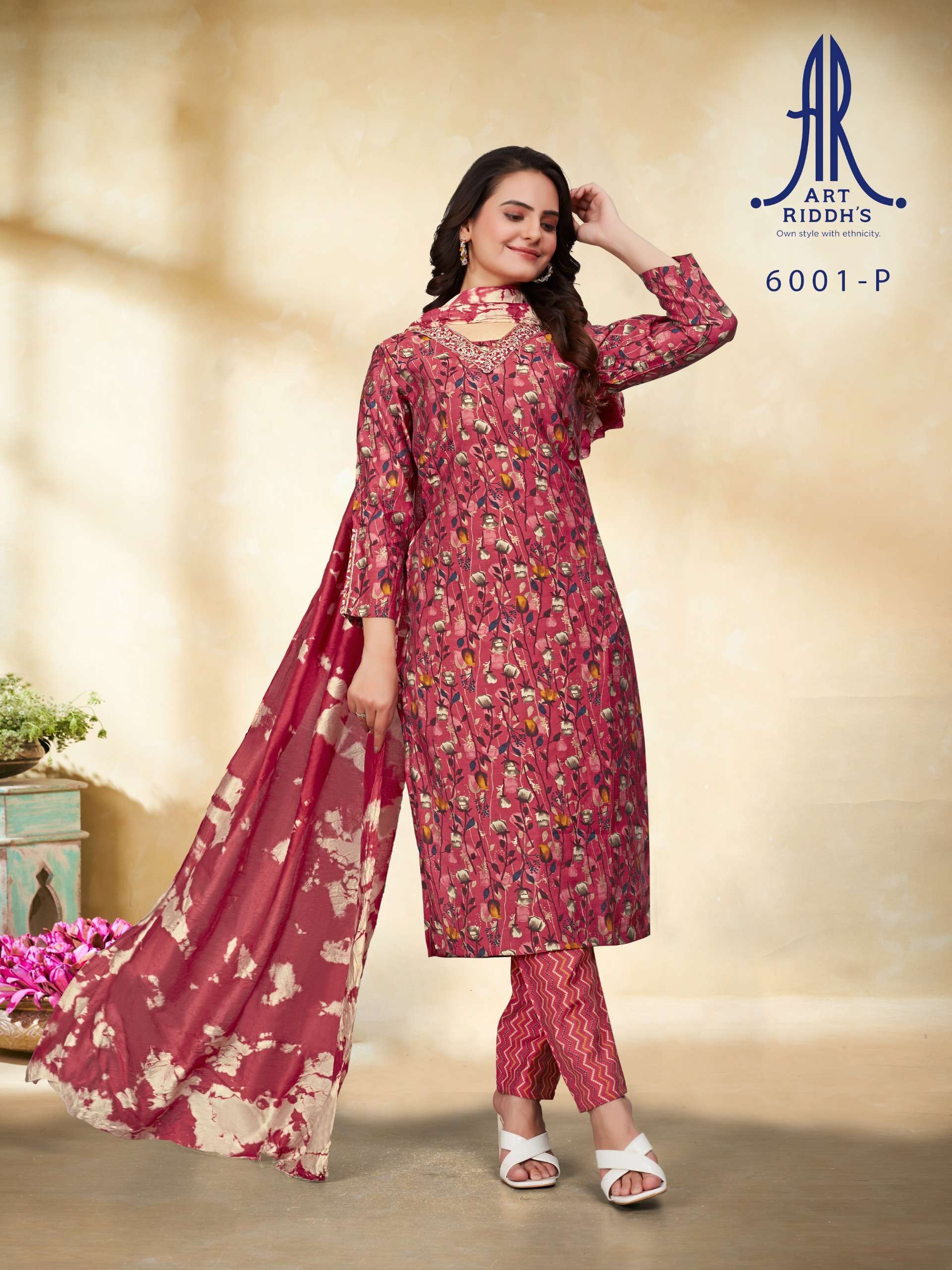 ARTRIDDH 6001 - P Online Kurtis shopping in Surat