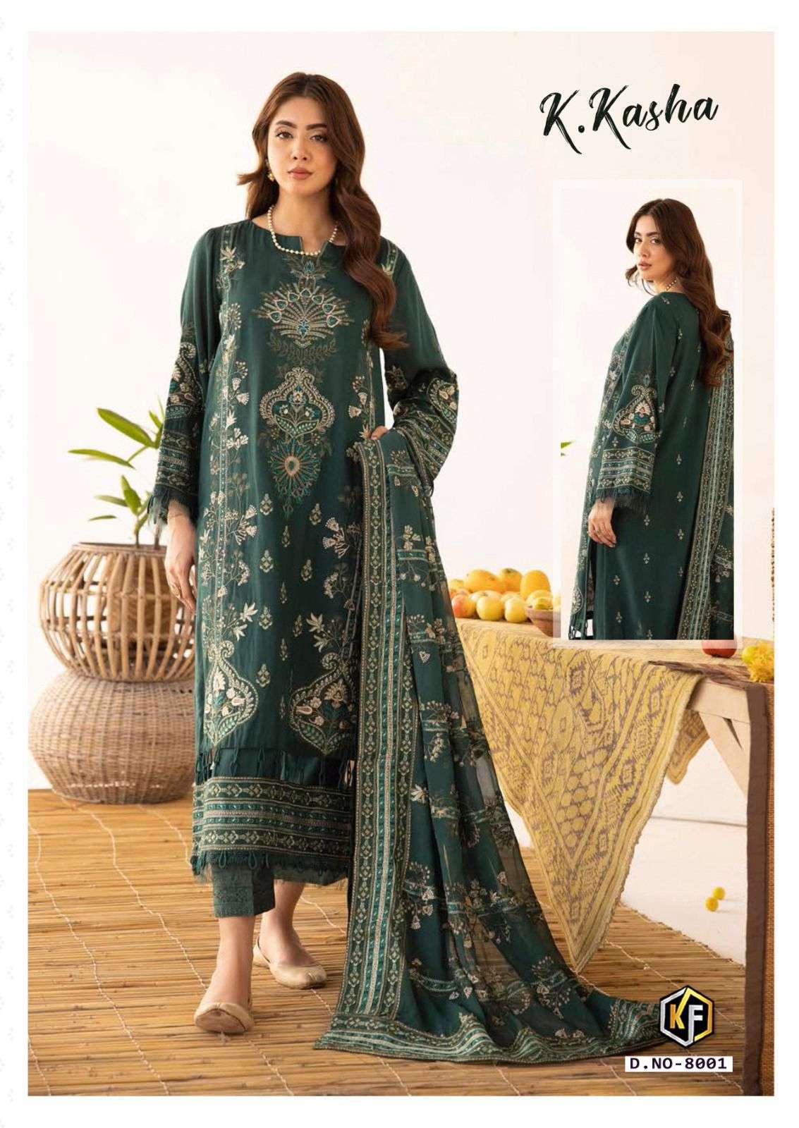 Keval K Kasha Vol 8 Dress Material for retail shop in Surat