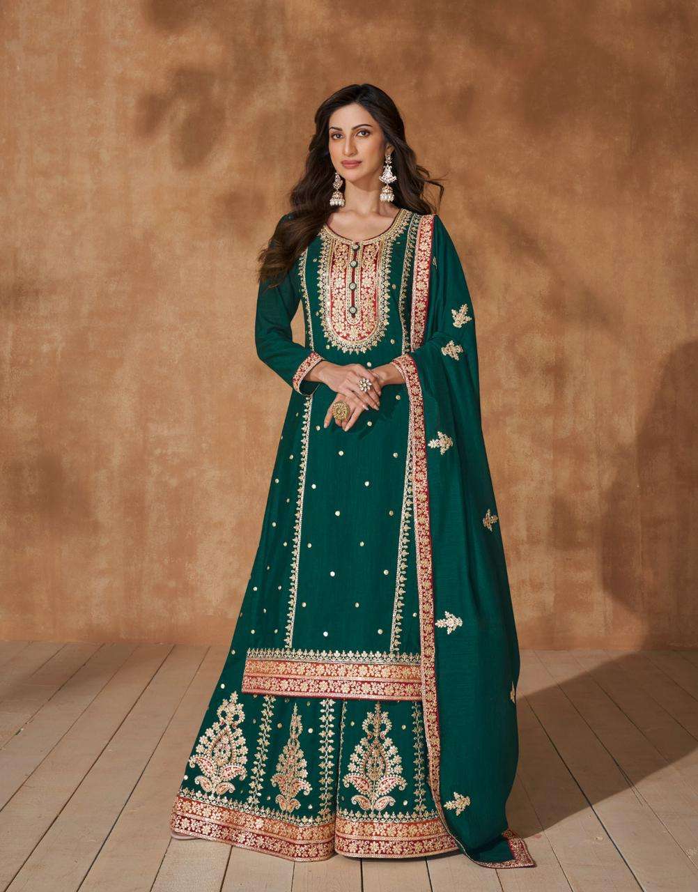 Aashirwad Gulkand Tamanna Premium Silk Designer Pakistani suit wholesalers in Mumbai