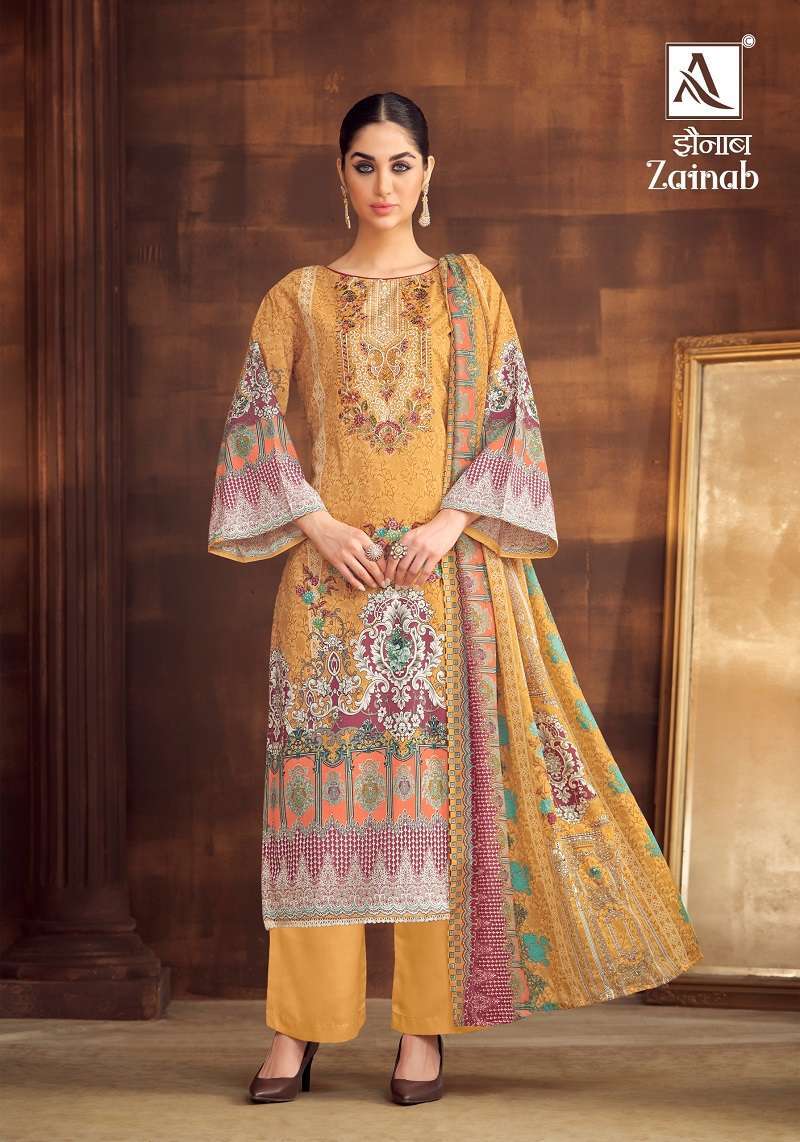 Alok Zainab Cambric Cotton Wholesale bridal dress materials in Kolkata