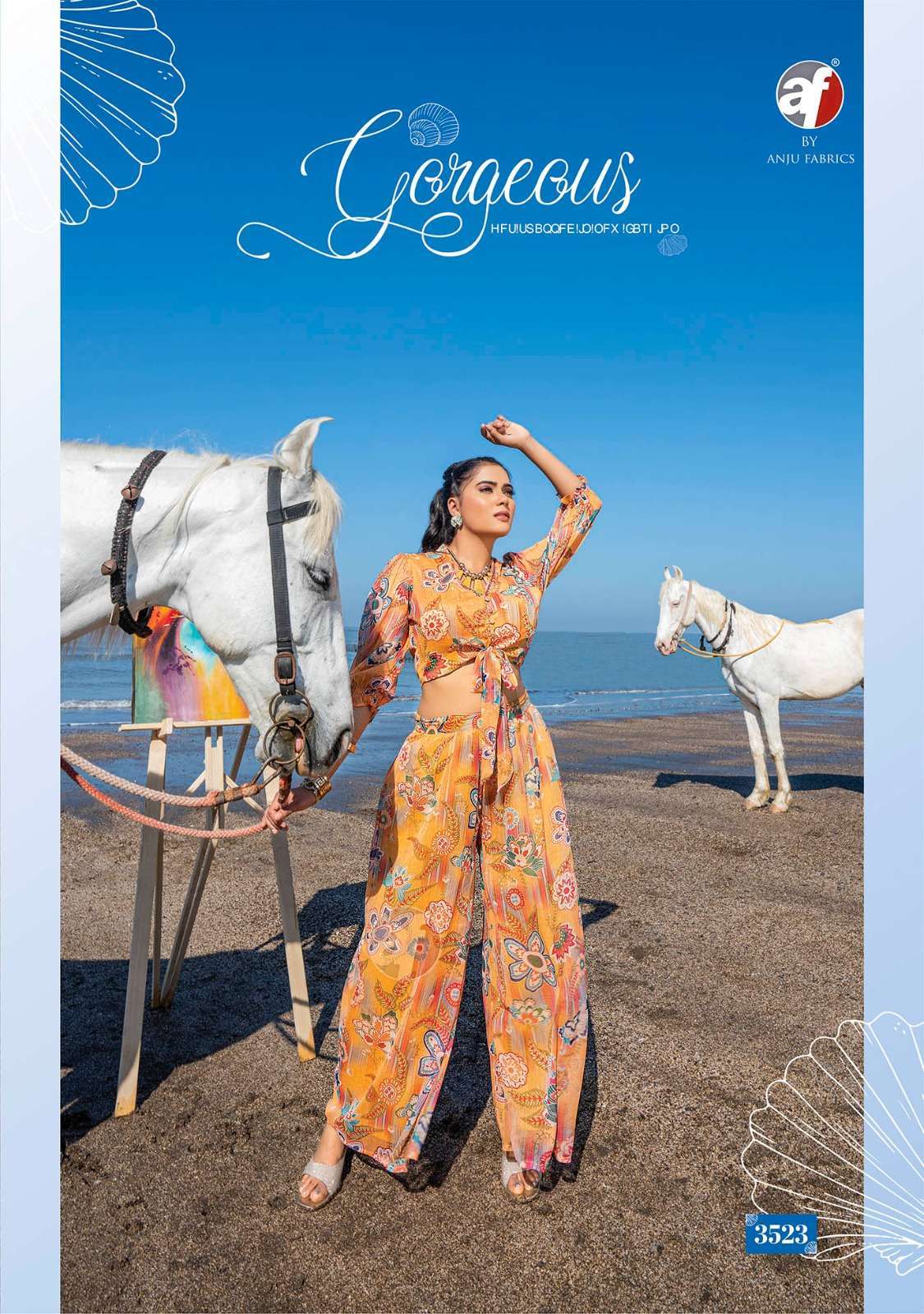 Anju Fabrics Hello Summer Kurti wholesale dress materials