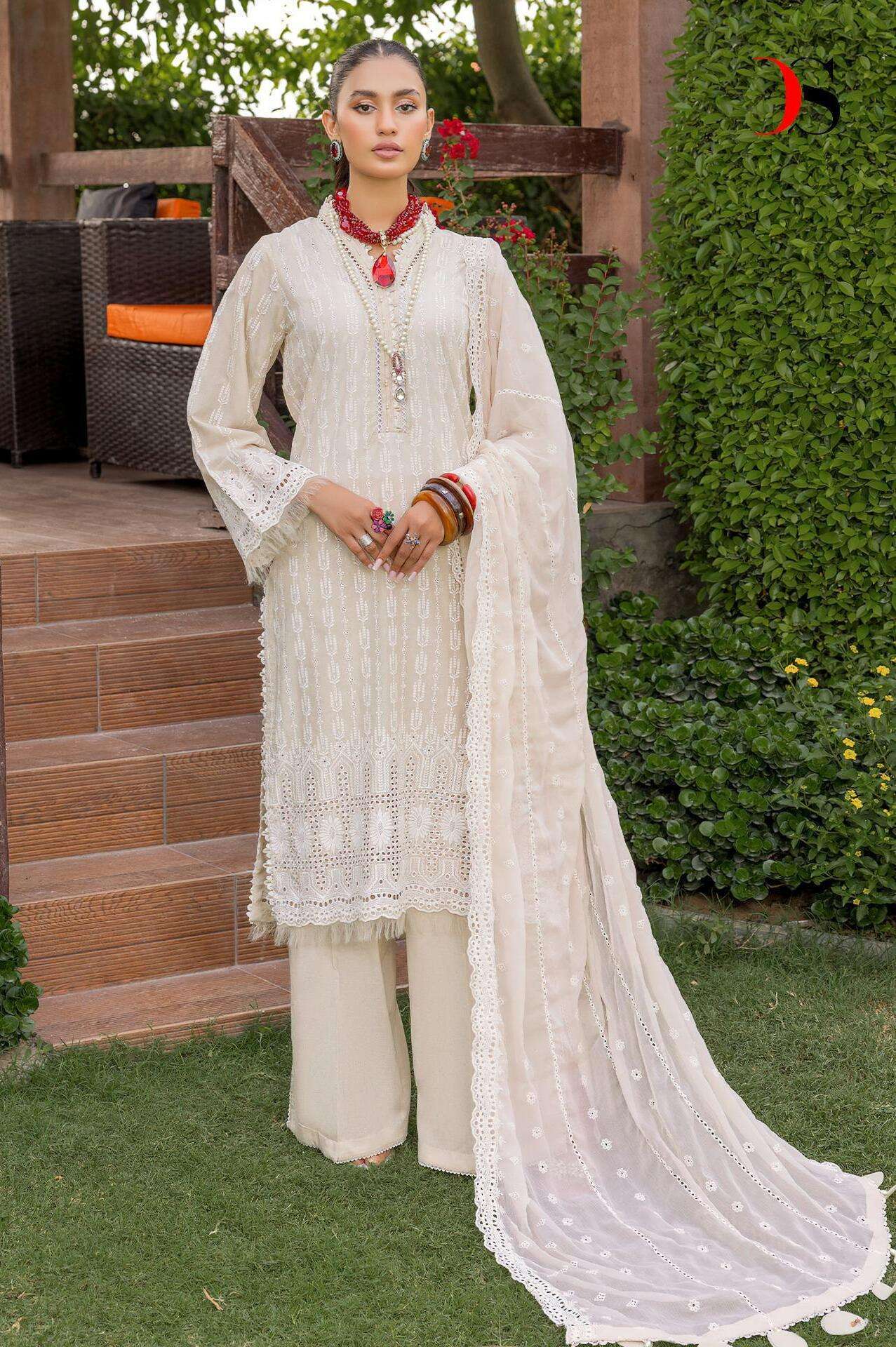 Deepsy Adans Libas Inlays 24 Vol 2 Embroidery Pakistani silk suits wholesale in Delhi