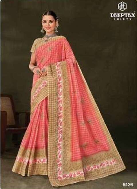 Deeptex Mother India Vol-51 – Cotton Designer sarees wholesale in Mumbai