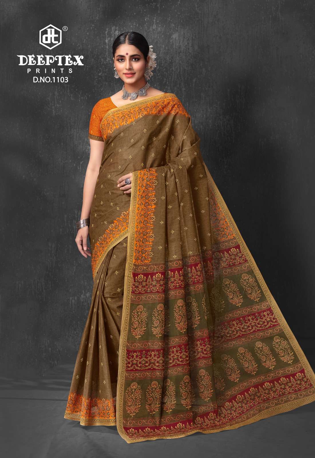 Deeptex Prime Time Vol-11- Printed Cotton Designer sarees in Mumbai