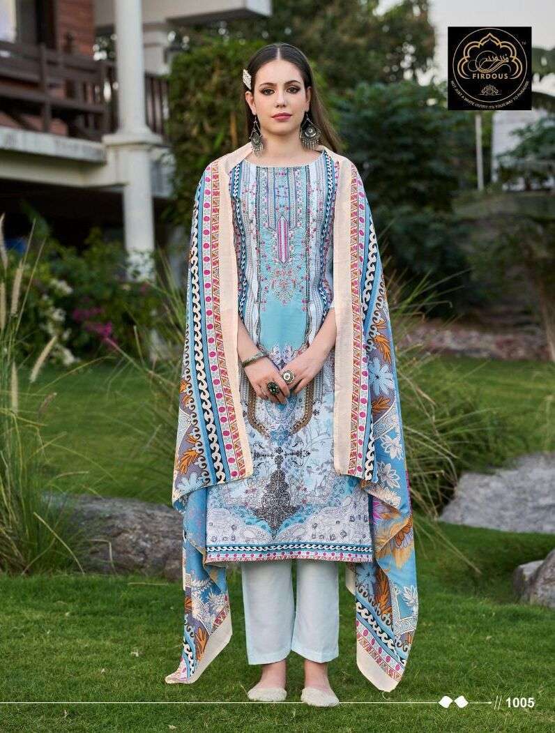 Firdous Naira Vol 1 Cotton Dupatta Printed Bridal dress material wholesale in Mumbai