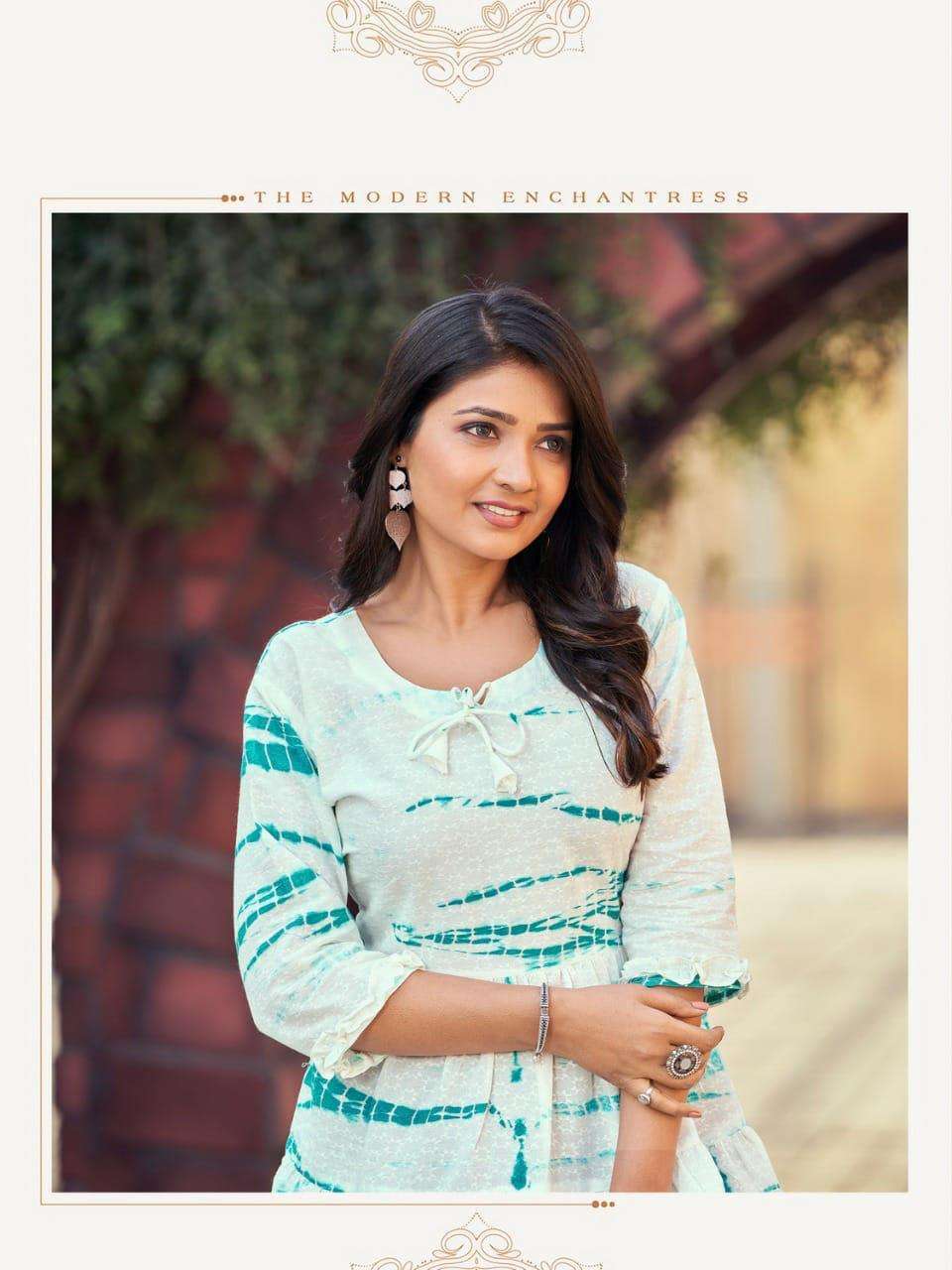 HIRWA Shirley Wholesale Kurtis for retailers in Surat