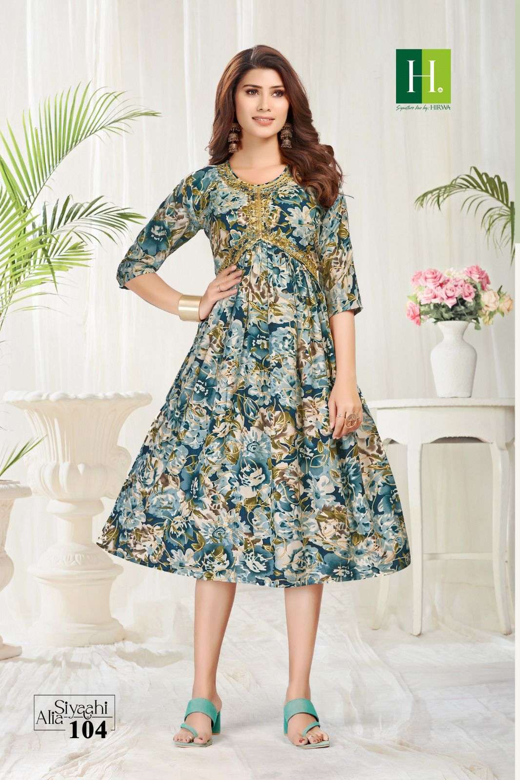 HIRWA SIYAAHI ALIA Boutique kurtis manufacturers