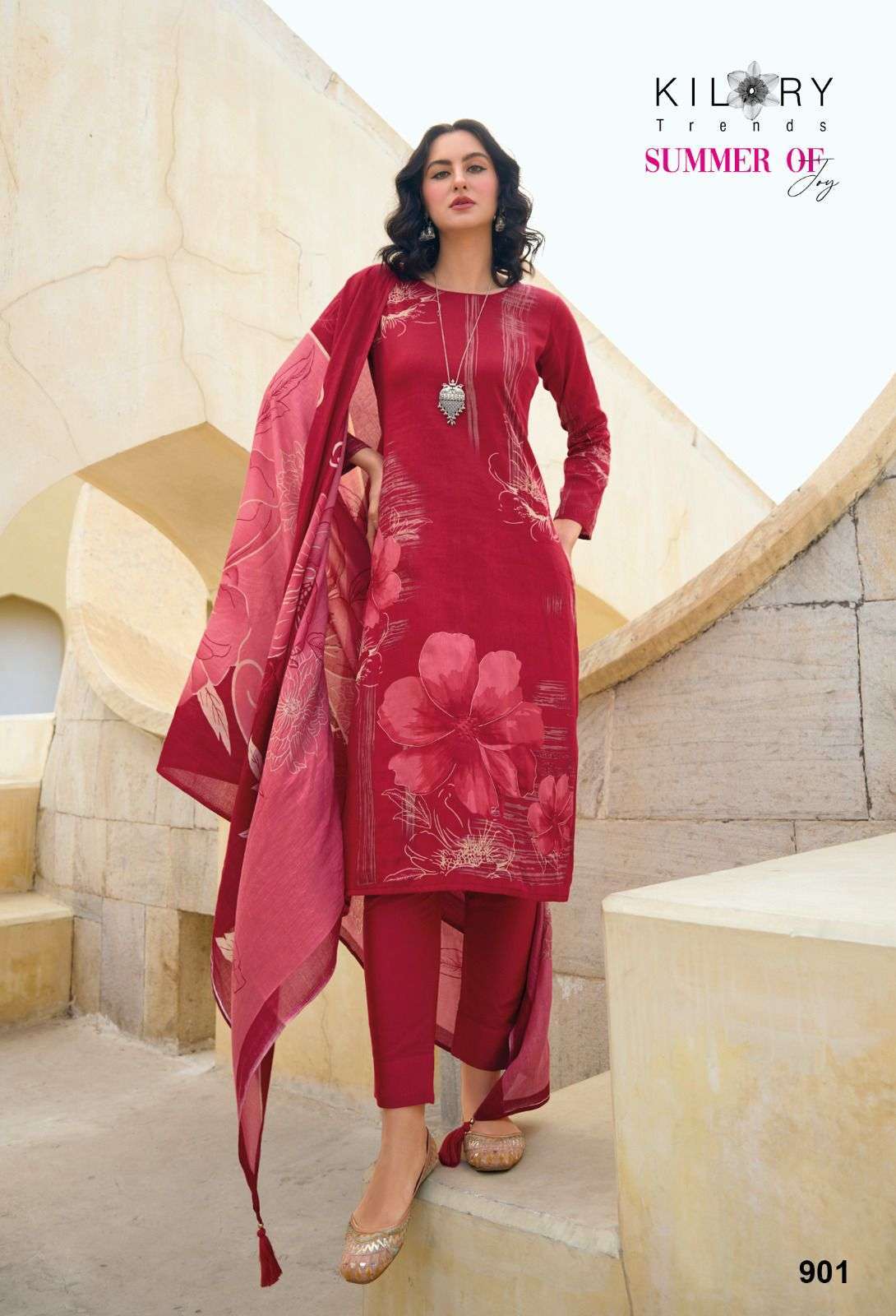 Kilory Summer Of Joy Designer Cotton Pakistani Salwar suits for weddings in Mumbai