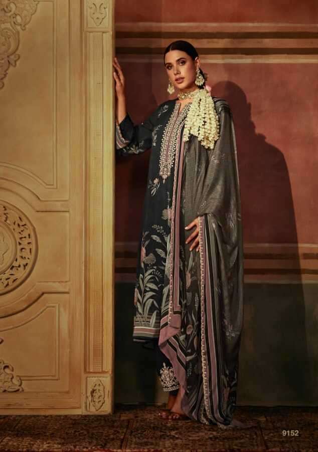 Kimora Heer Zulfa Maslin Digital Printed Designer salwar kameez wholesalers in Delhi