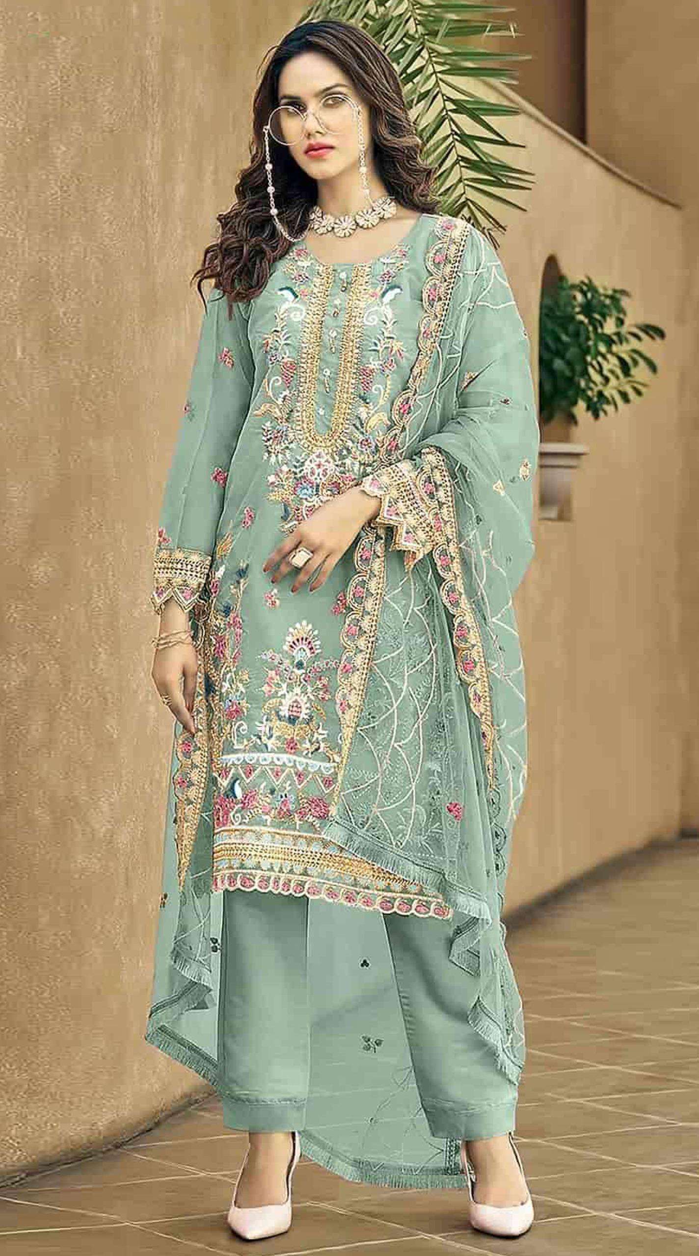 Mahnur Vol 42 Georgette Wholesale market for unstitched Salwar kameez in Mumbai