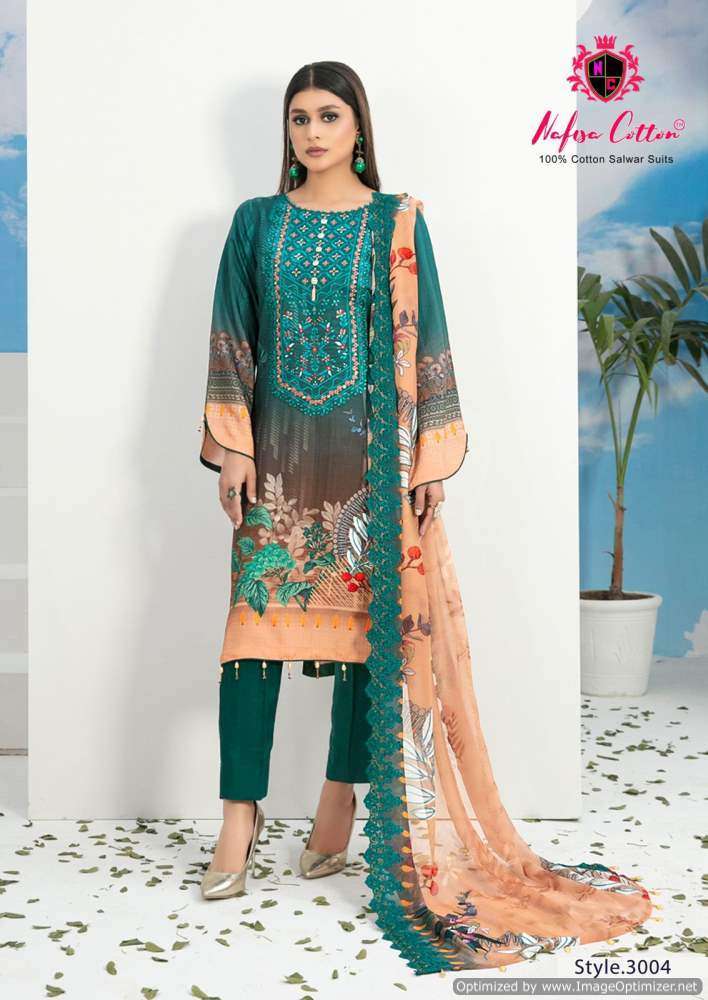 Nafisa Andaaz Vol 3 Cotton Printed Dress material for sarees wholesale in Mumbai