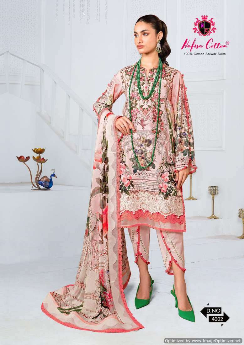 Nafisa Andaaz Vol 4 Karachi Soft Cotton Silk dress material wholesale in Mumbai
