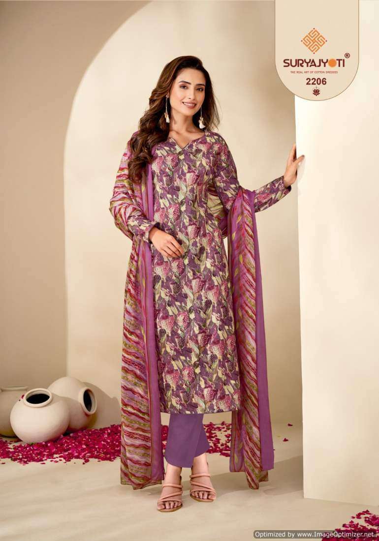 Suryajyoti Suhana Vol-22 Jaipur silk dress materials