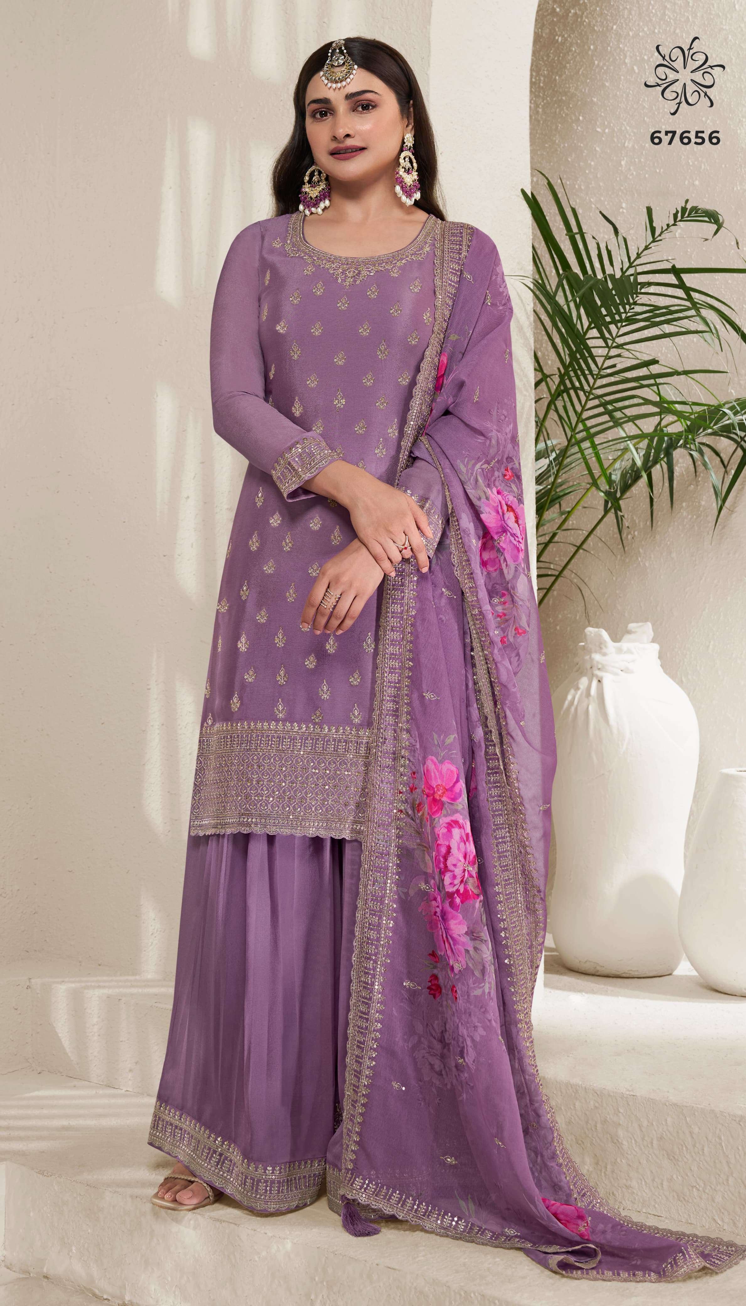 Vinay Kuleesh Shalini Embroidered salwar kameez manufacturers in Bangalore