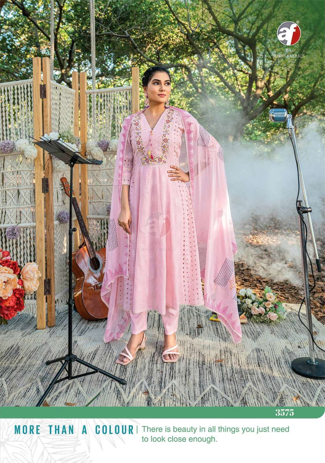 Anju Fabrics Rhythm Ladies kurtis supplier