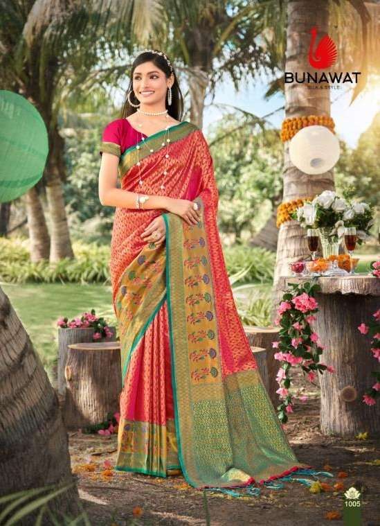 BUNAWAT Abhilasha Silk Banarasi Silk Latest sarees wholesale