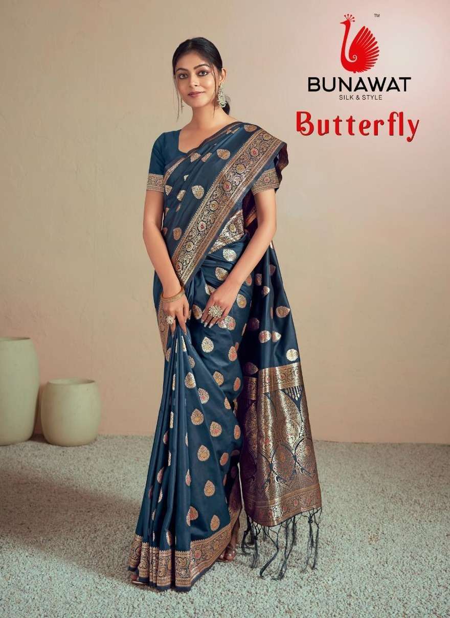 BUNAWAT Butterfly Silk sarees wholesale in Hyderabad