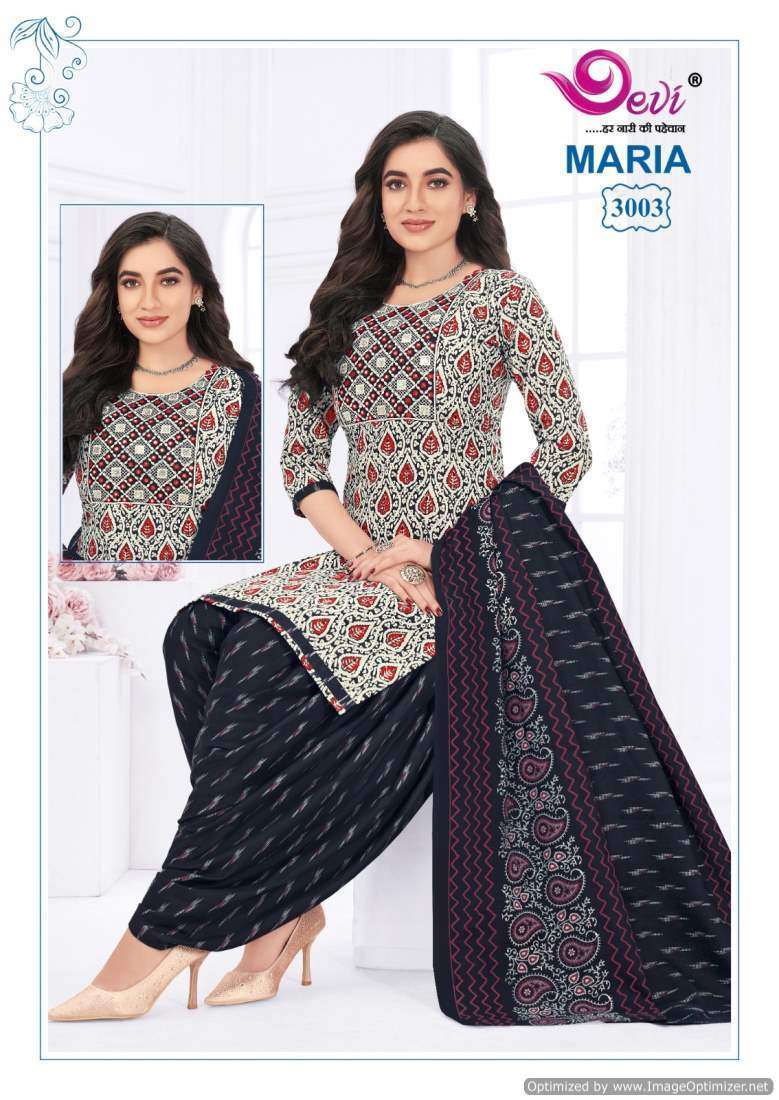 Devi Maria Vol-3 Churidar dress materials