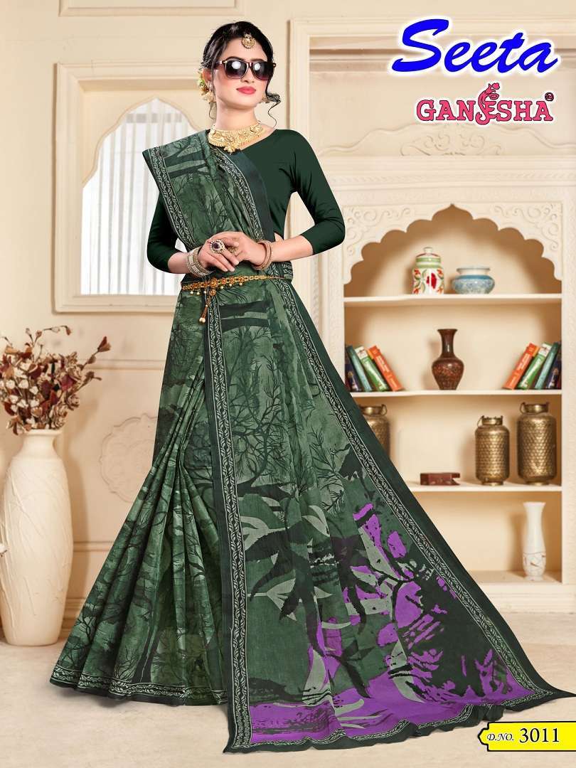 Ganesha Seeta Vol-3 – Cotton Designer Sarees Wholesale