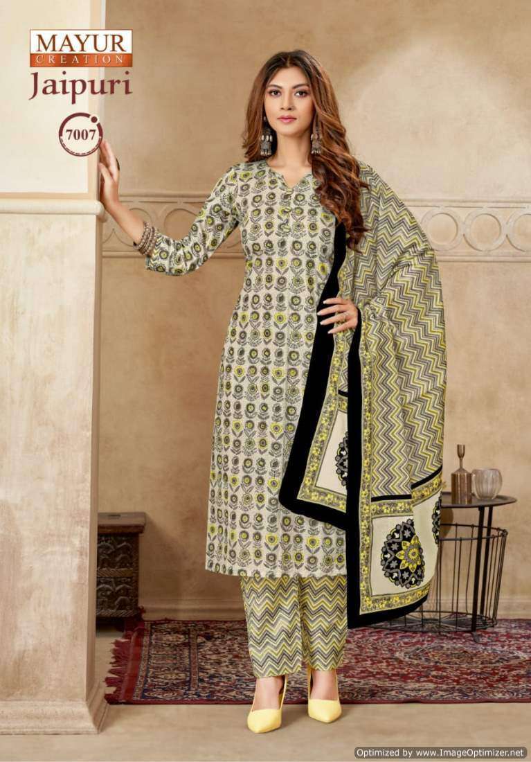 Mayur Jaipuri Vol-7 CottonSilk dress materials in gandhi nagar