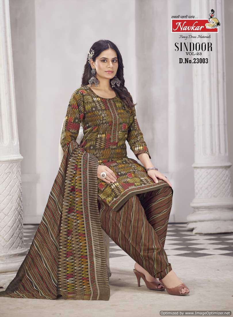 Navkar Sindoor Vol-23 Bollywood dress materials in gandhi nagar