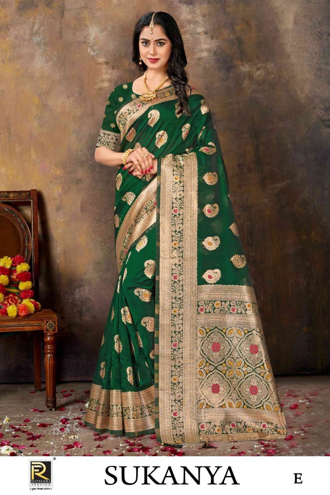 Ronisha Sukanya Banarasi Silk Surat saree wholesalers
