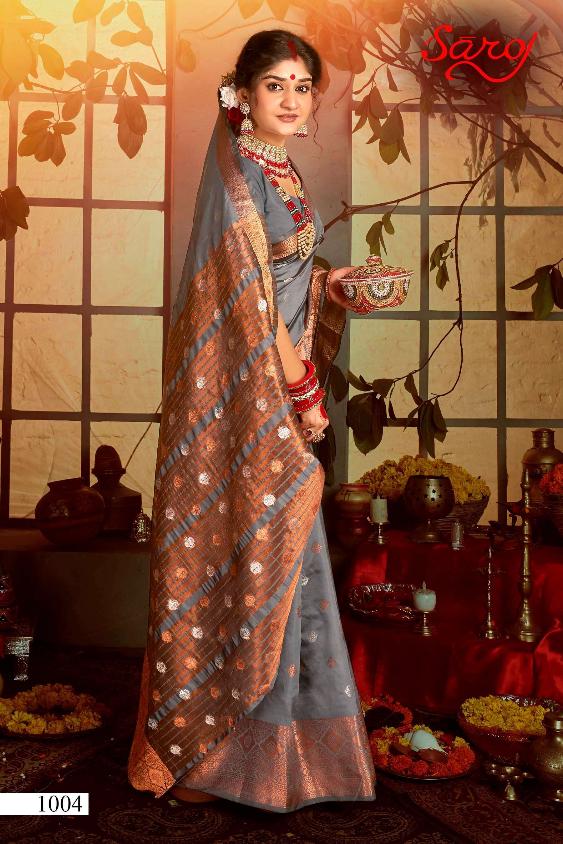 Saroj Sarswati Vol.1 Soft Silk Saree Manufacturers in India