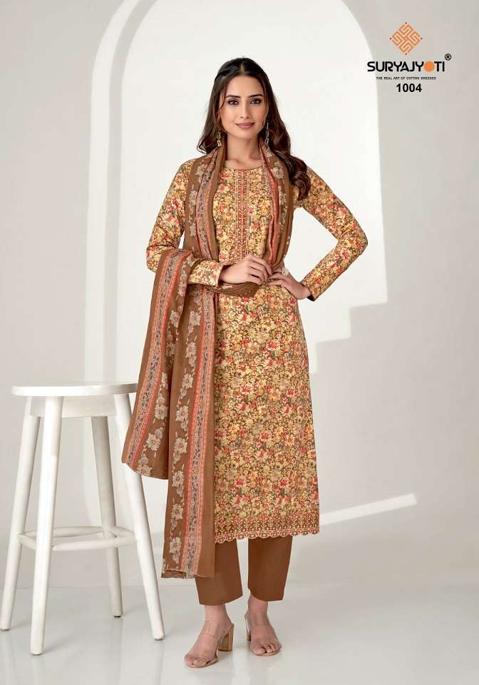 Suryajyoti Paarul Vol-1 – Cotton Designer Dress Materials