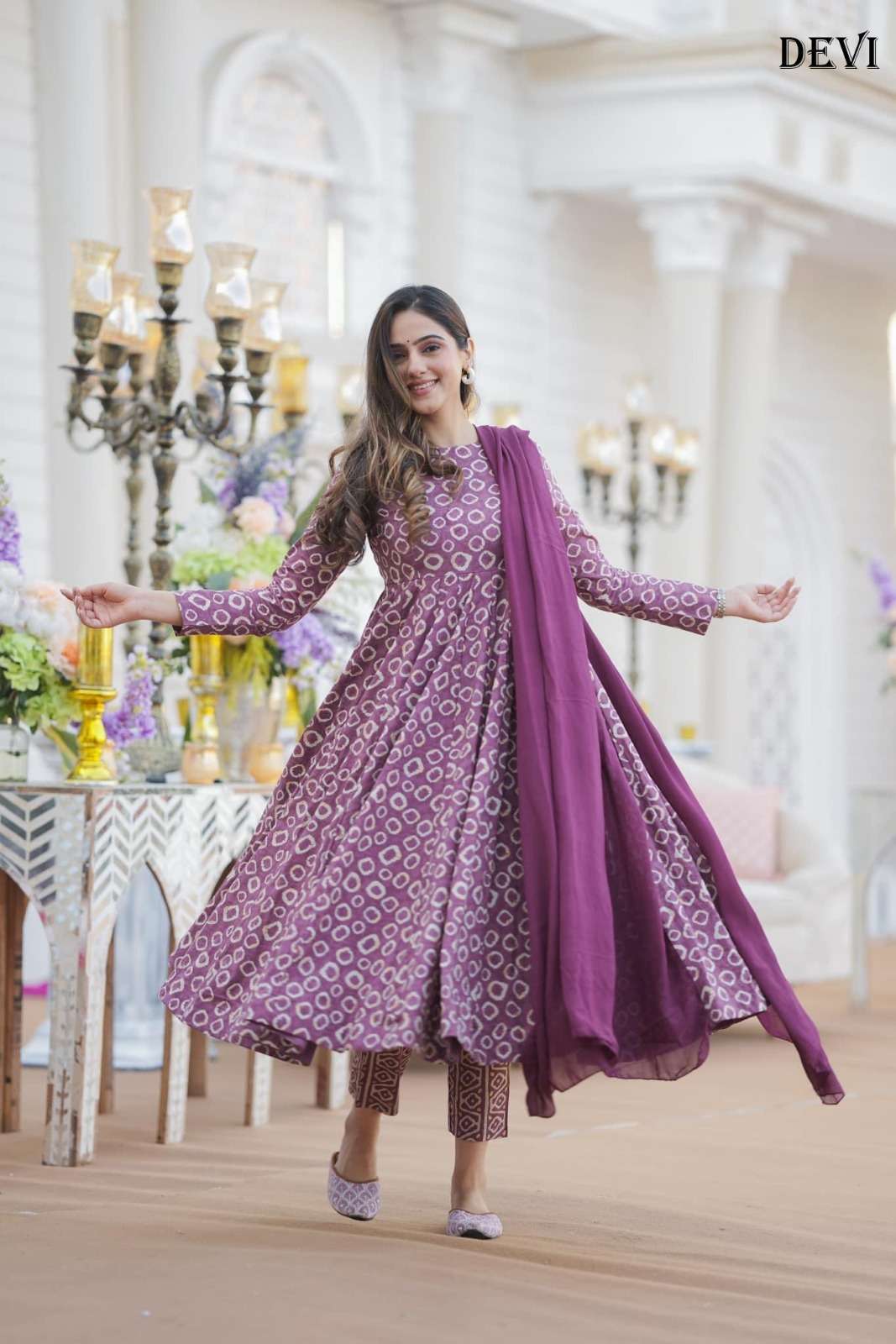 Devi Vol 2 Gown  Kurti exporters in Kolkata