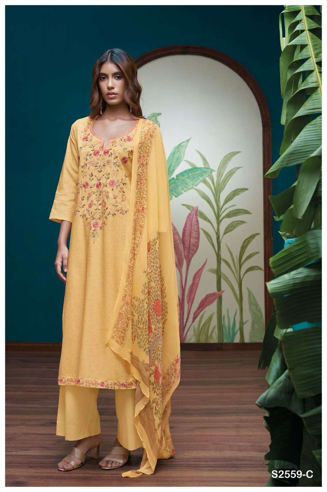 Ganga dress materials online