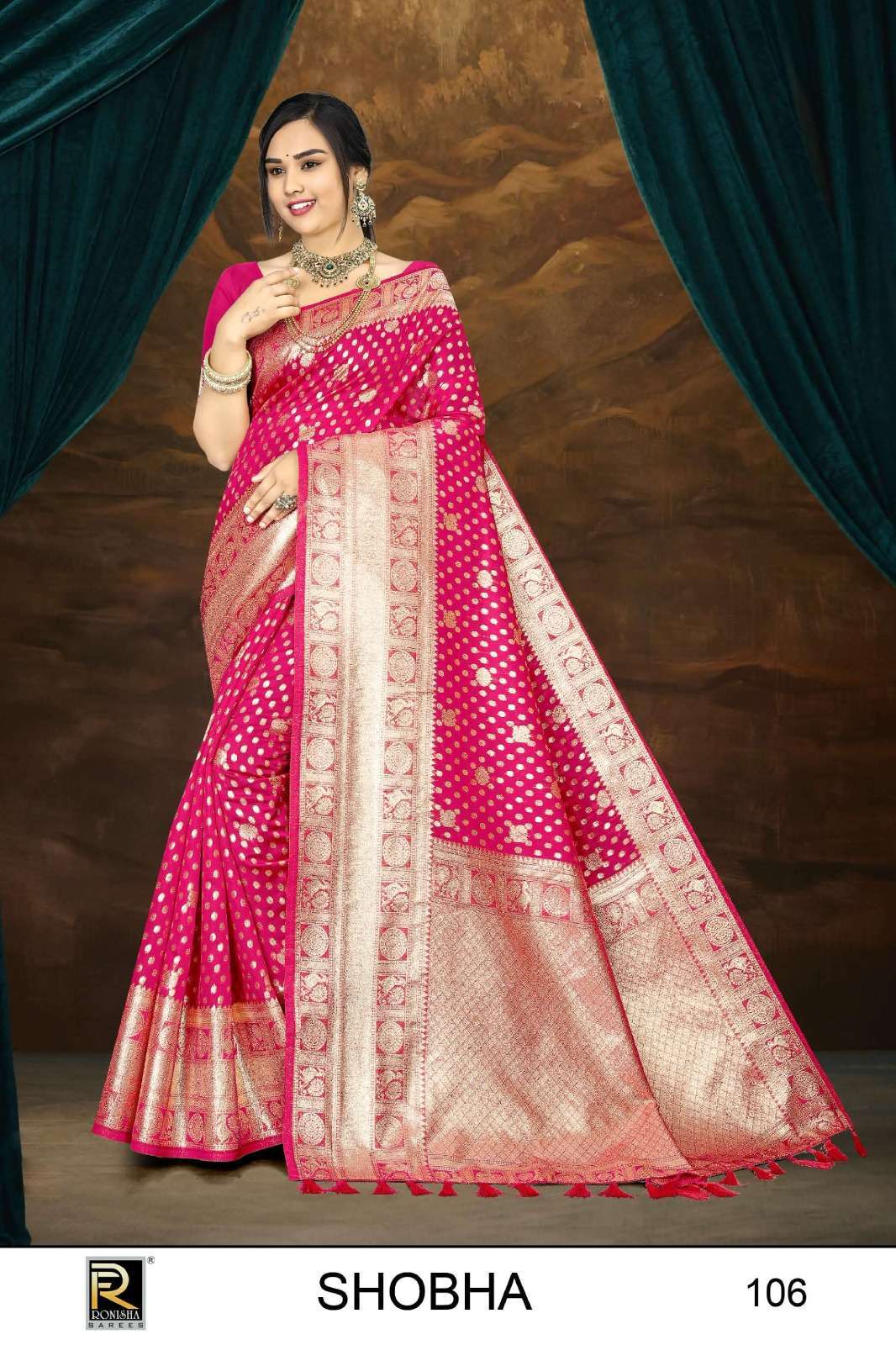 Ronisha Shobha Banarasi Silk Latest saree collections Mumbai